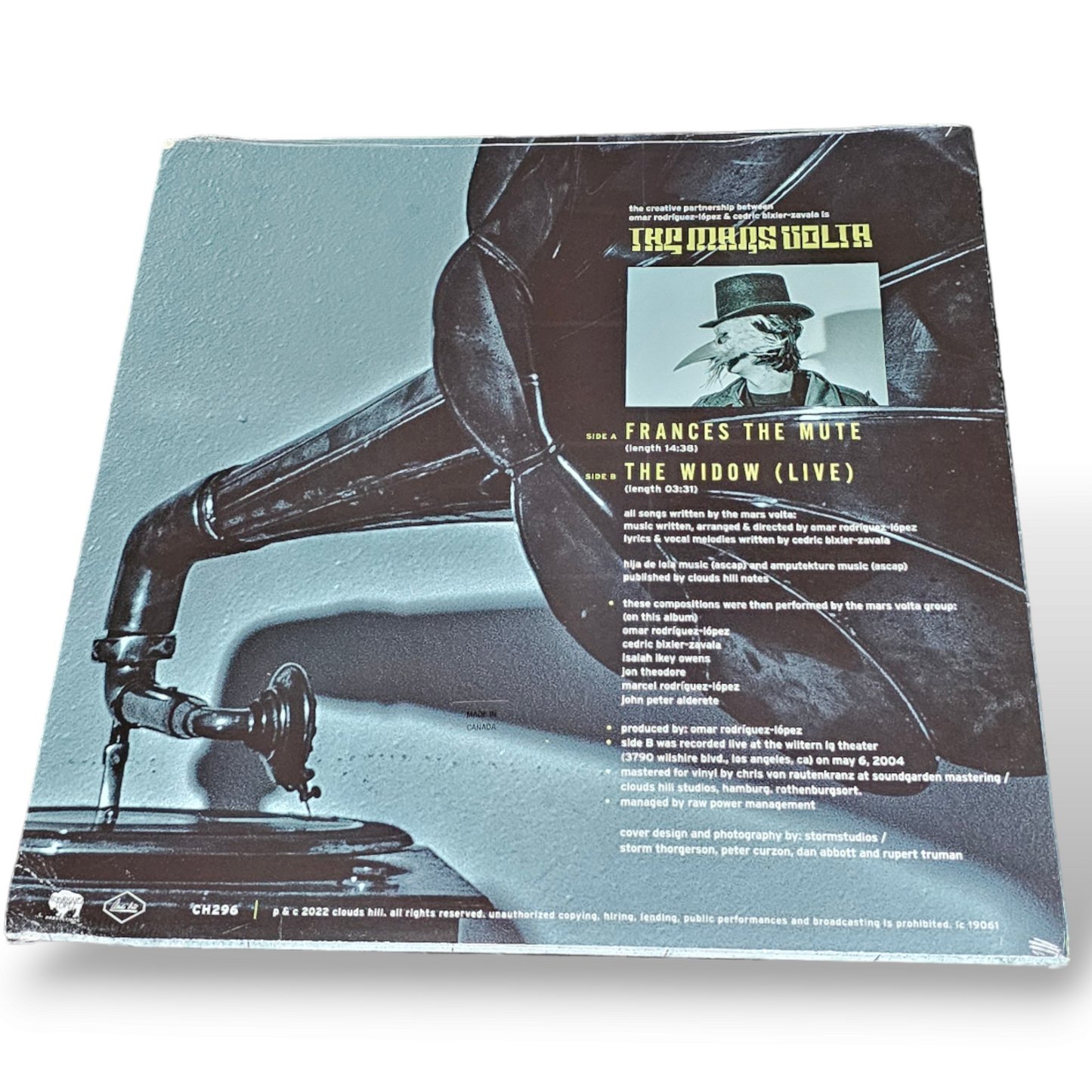 The Mars Volta: Frances The Mute & The Widow (Live). Limited Edition, Record Store Day Exclusive