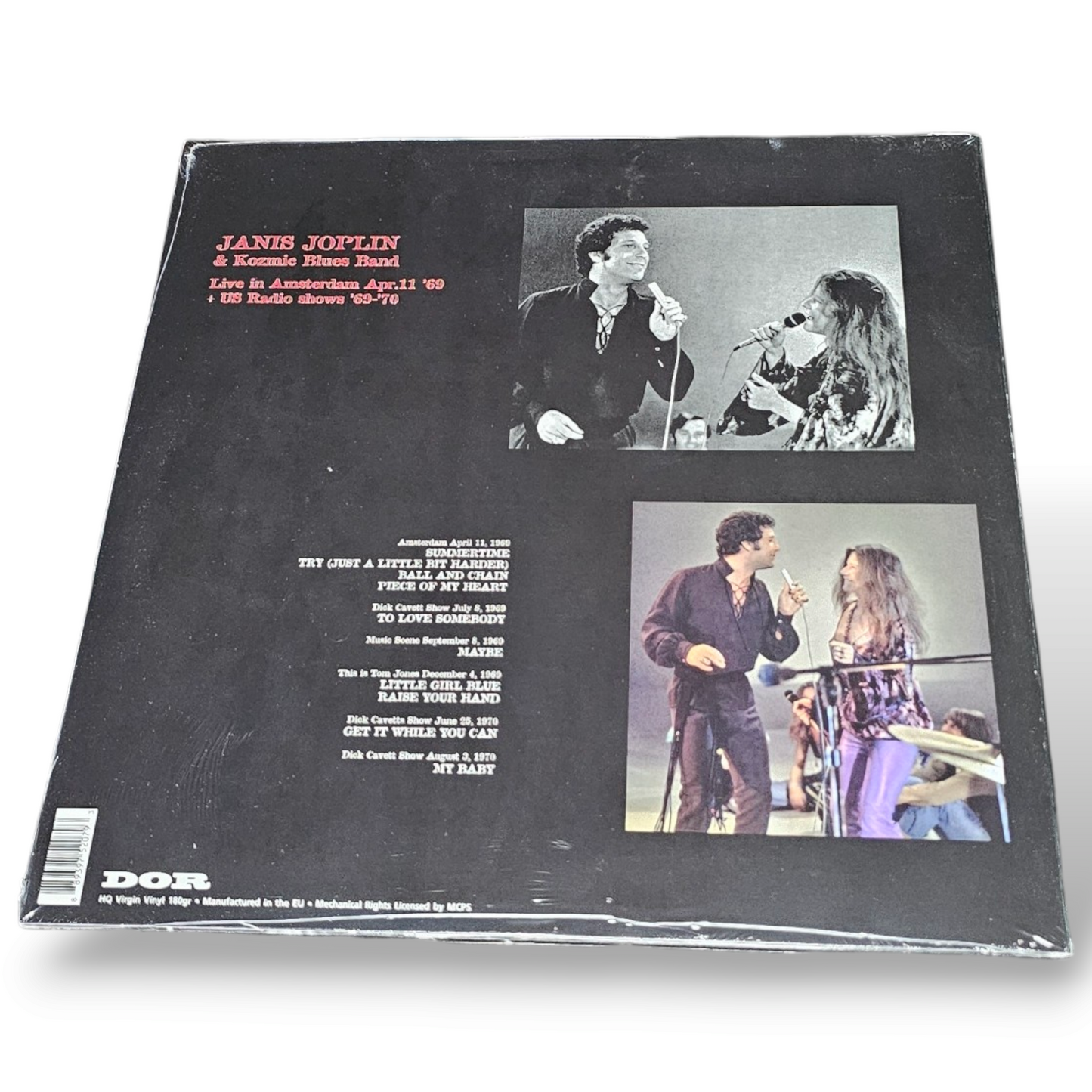 Janis & Kozmic Blues Band: Live in Amsterdam 1969. US Radio Shows 1969-70. 180g Colour Vinyl