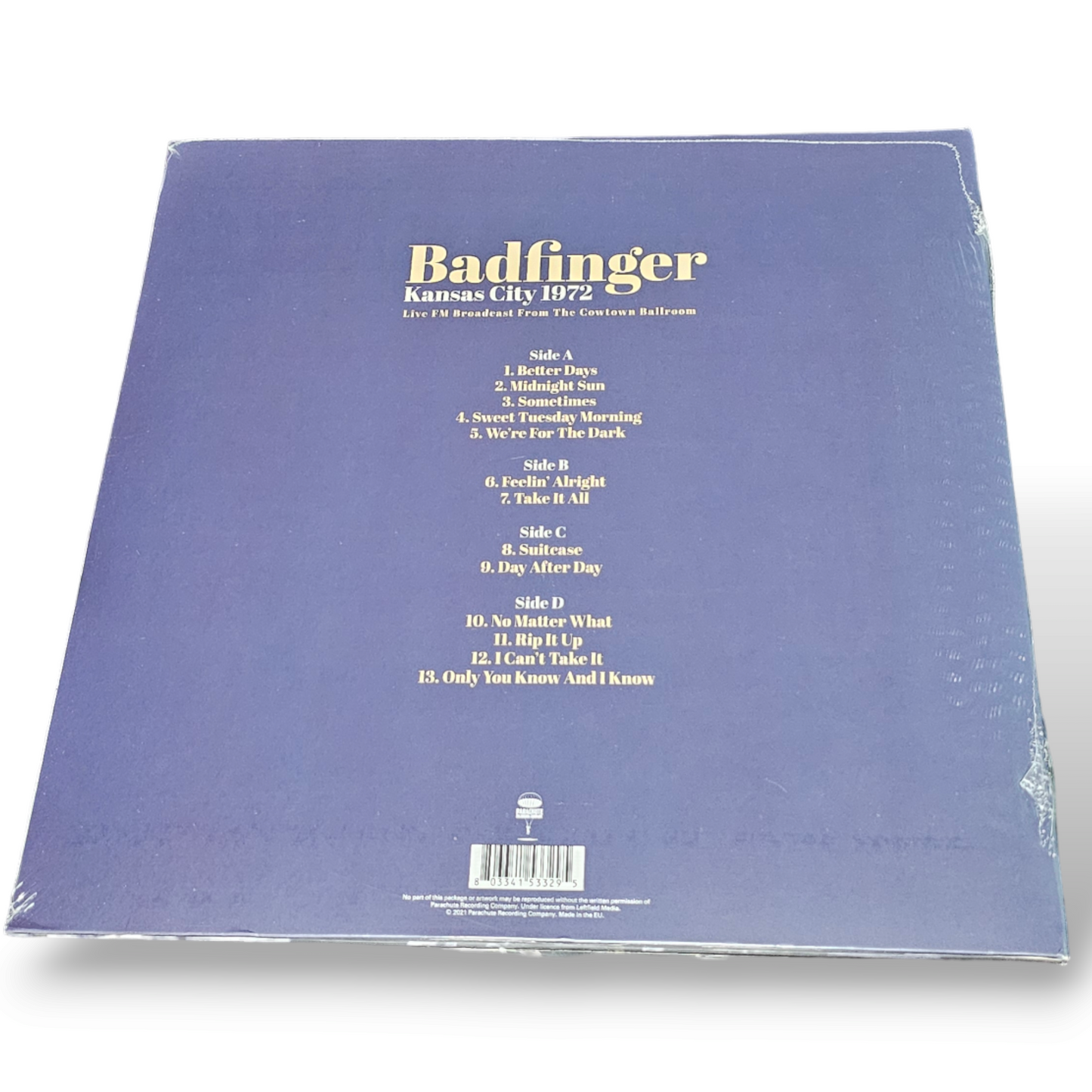 Badfinger: Kansas City 1972. Live FM Broadcast from The Cowtown Ballroom. Double Disc