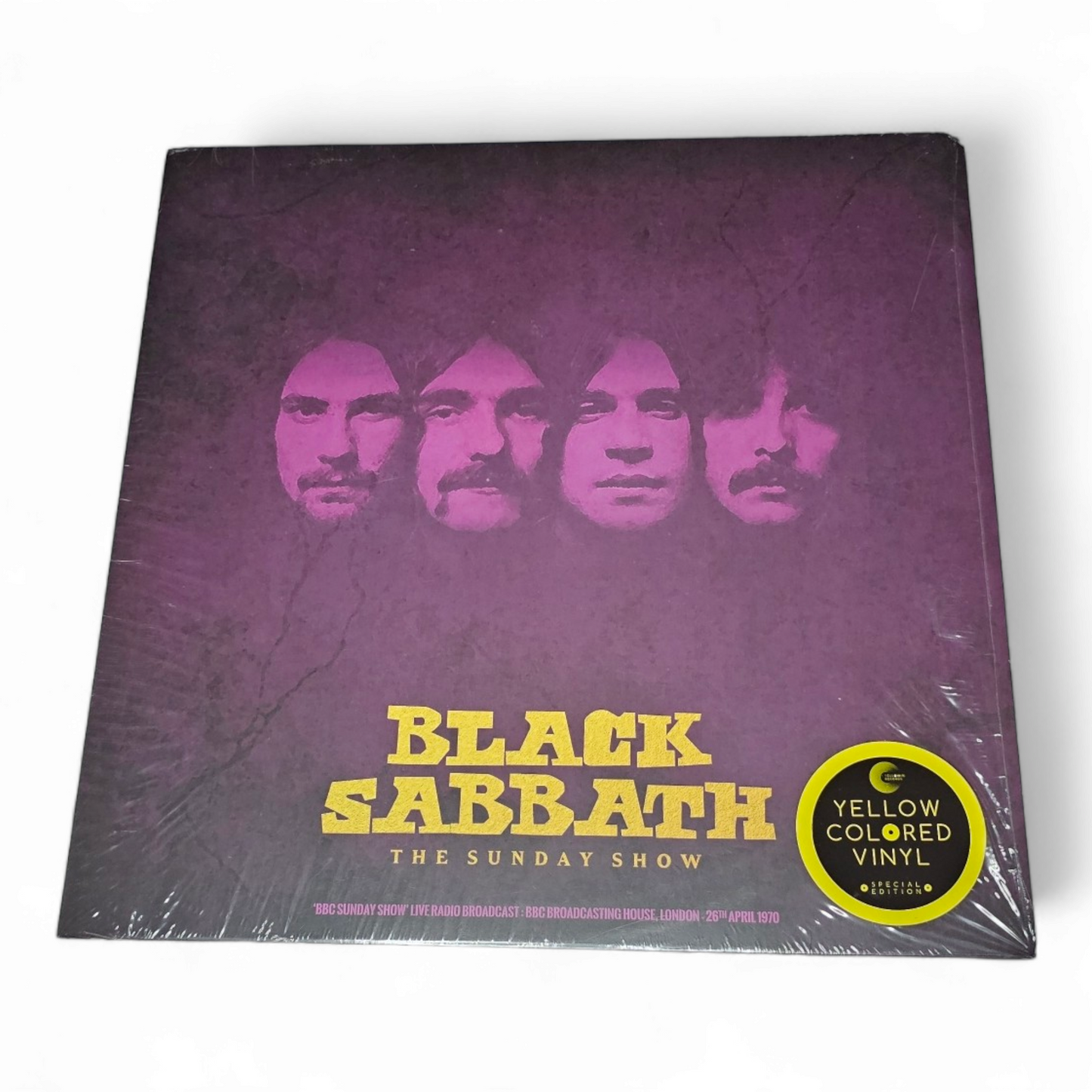 Black Sabbath: The Sunday Show. Yellow Colored Vinyl Special Edition