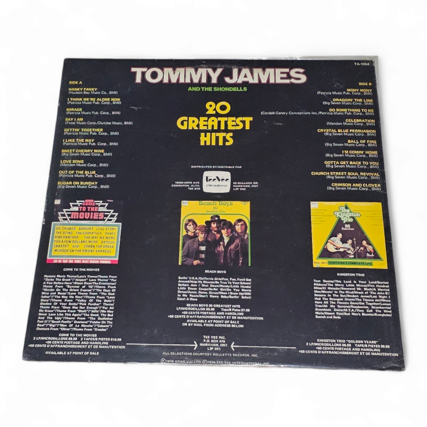 Tommy James and The Shondells: 20 Greatest Hits