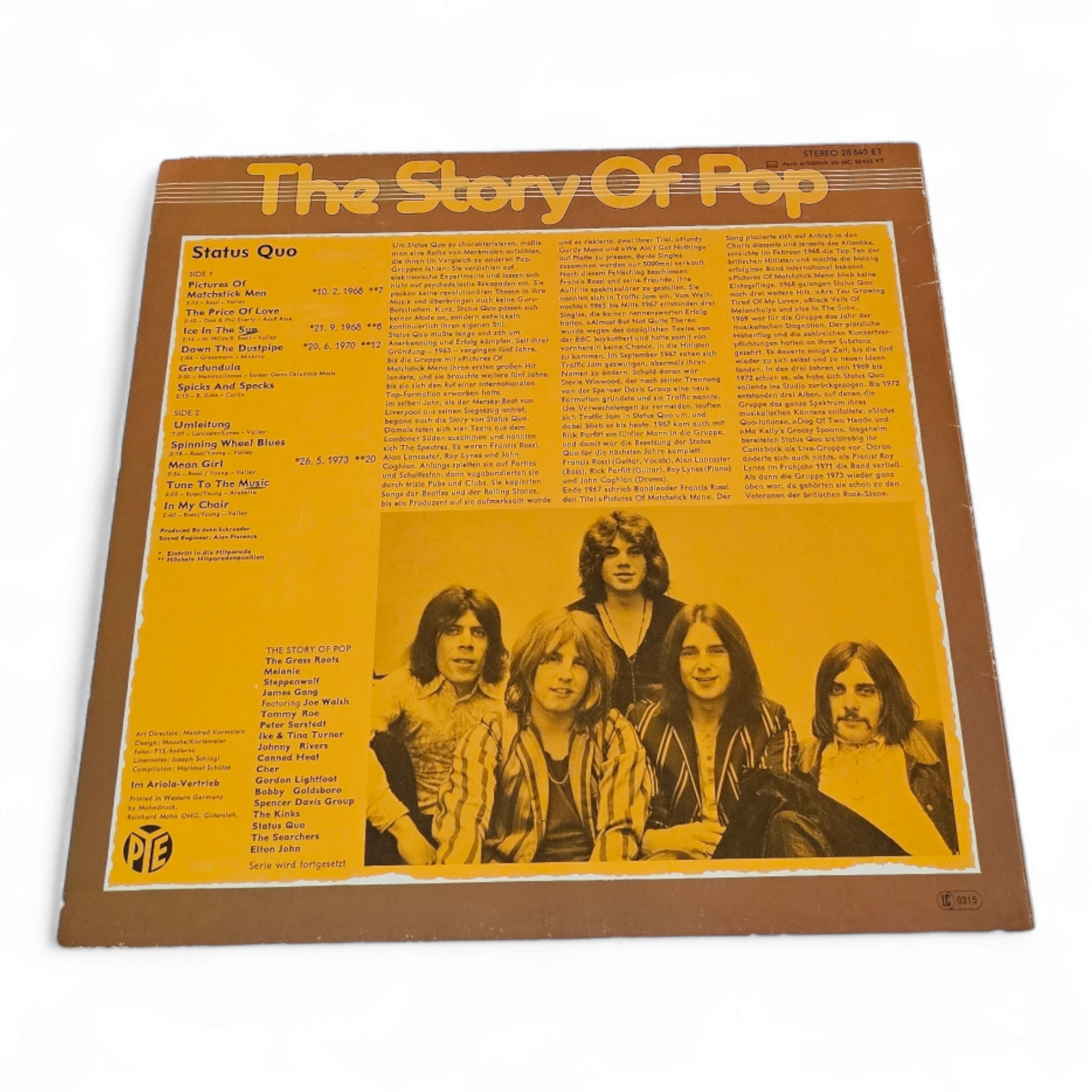 Status Quo: The story of pop