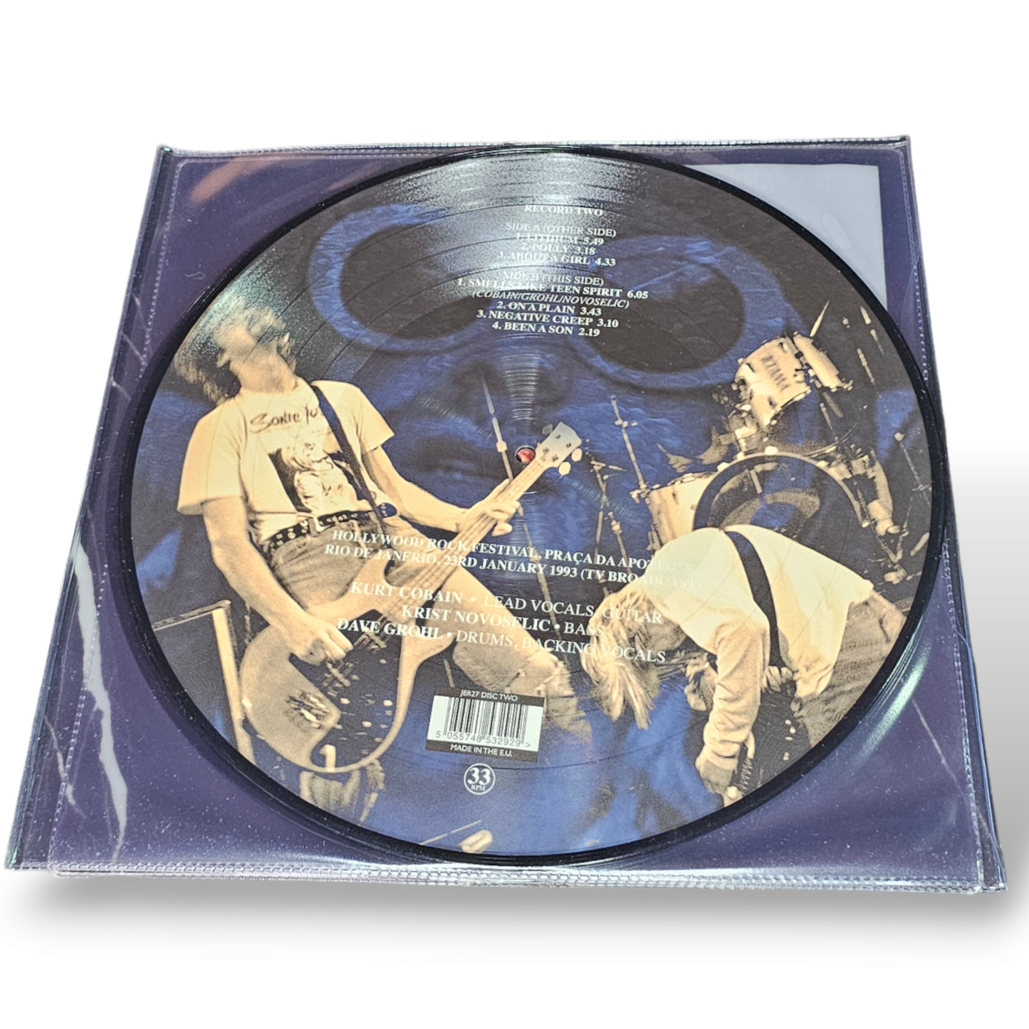 Nirvana: Hollywood Rock Festival. Rio de Janeiro 1993. Limited Edition 3LP Picture Disc